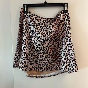 Princess Polly Leopard Print A-Line Skirt